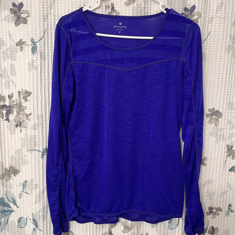 Athleta Women's Kettlebella Mesh Long Sleeve Tee